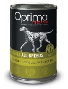 OPTIMA NOVA ADULTO ALL BREEDS COELHO 400Gr